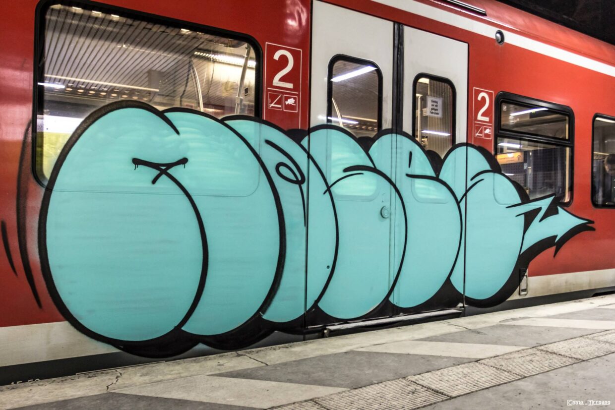 MOSES, Graffiti, Trainwriter, Sprayer, Hannover