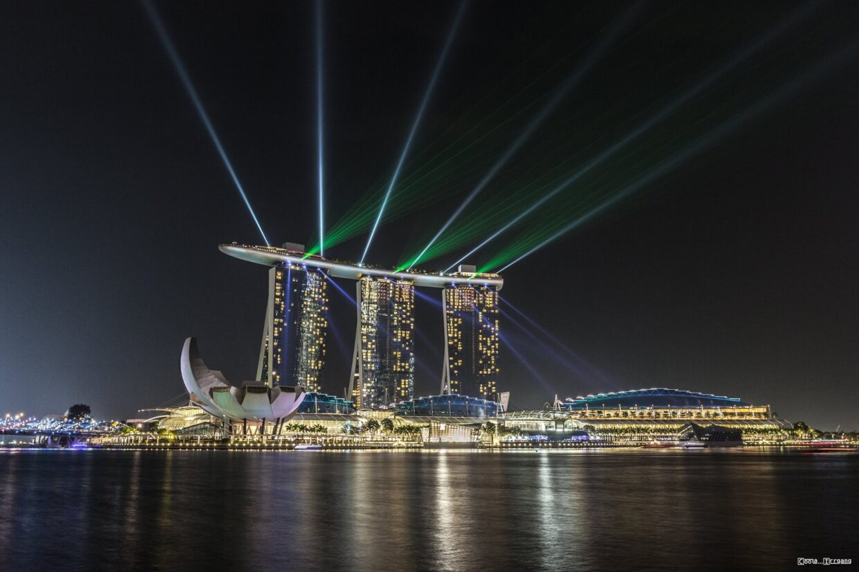 Nachtfotografie Singapur